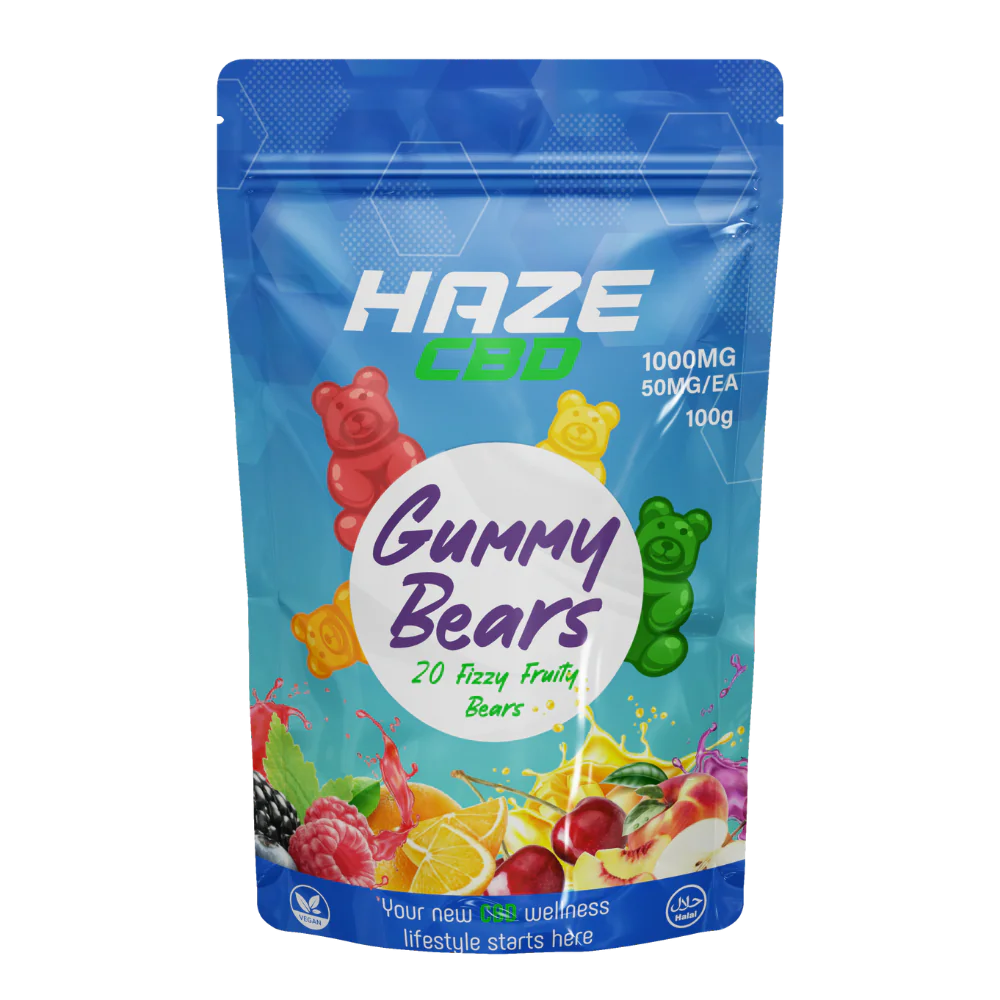 Bear 100-50 CBD Gummy Bears (500mg / 1000mg) - Image 1
