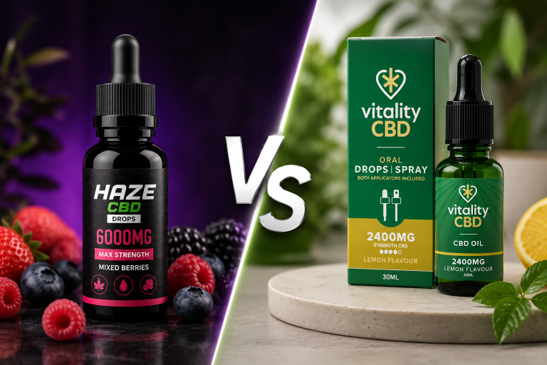 CBD Oil Vitality vs Haze CBD Drops