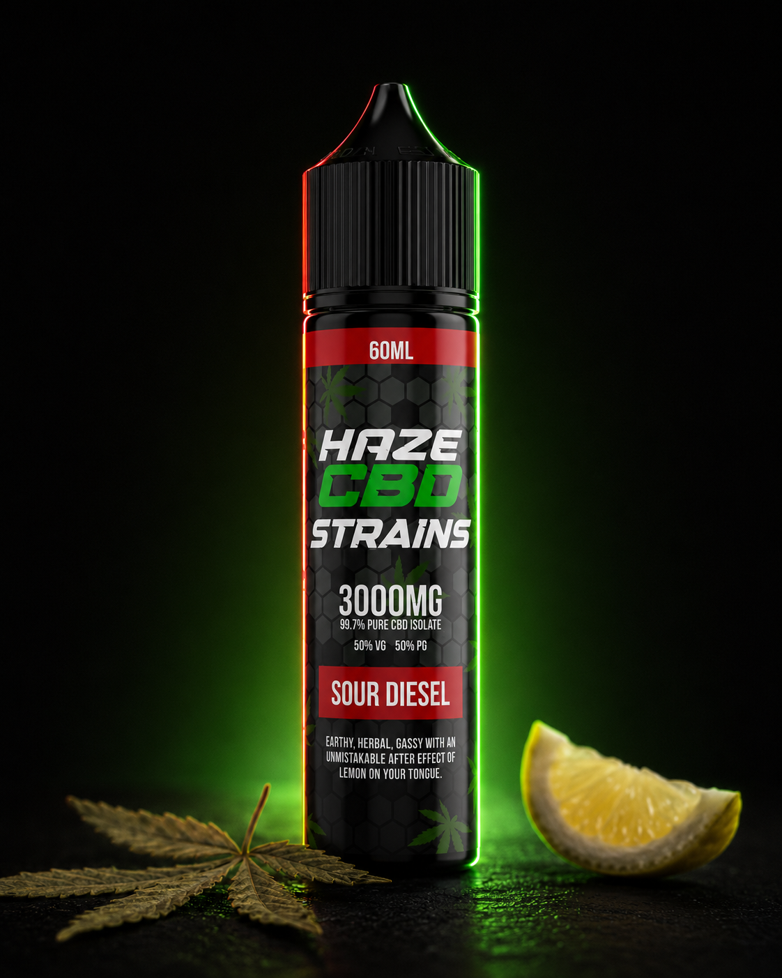 Haze CBD Strains 3000mg e-liquid, 60ml