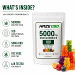 CBD Gummy Bears 5000 MG 100 Gummies - Image 6