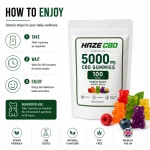 CBD Gummy Bears 5000 MG 100 Gummies - Image 3